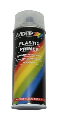 Spray Can Motip plastic primer.