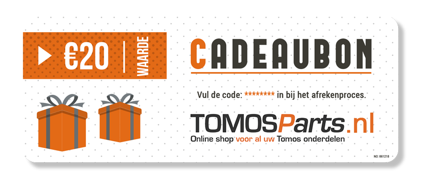 Gift card Tomos-Parts.com