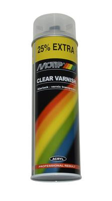 Spray Can Motip Blank lak varnish, matte or glossy