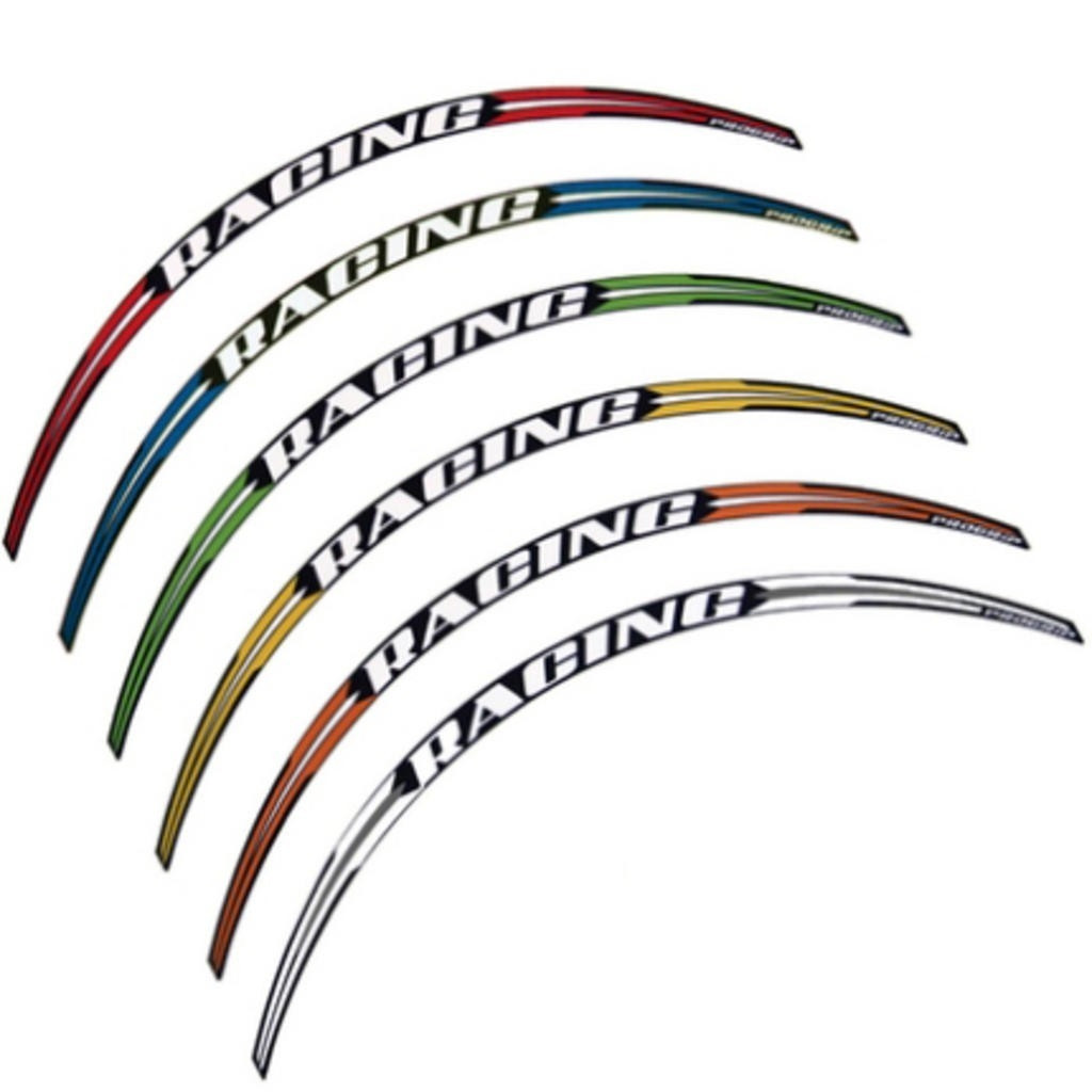 Velglint / Wiel striping RACING 8-delig diverse kleuren