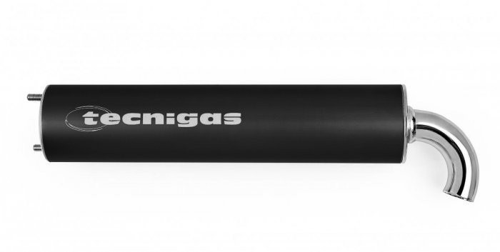 Tecnigas sports exhaust Tomos A35, also available in chrome!