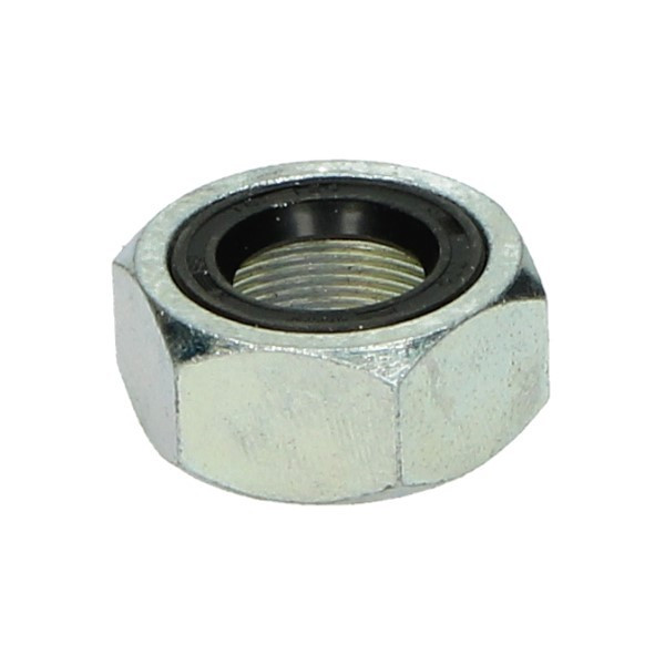 Front cogwheel nut with sealing/retainer ring