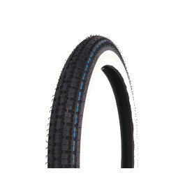 Outer tyre Sava. 225x 16. White side Tomos A35 