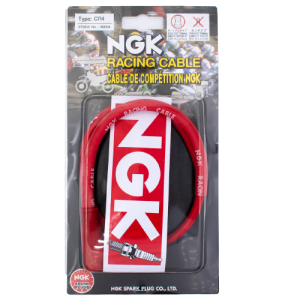 NGK race spark plug cover + cable