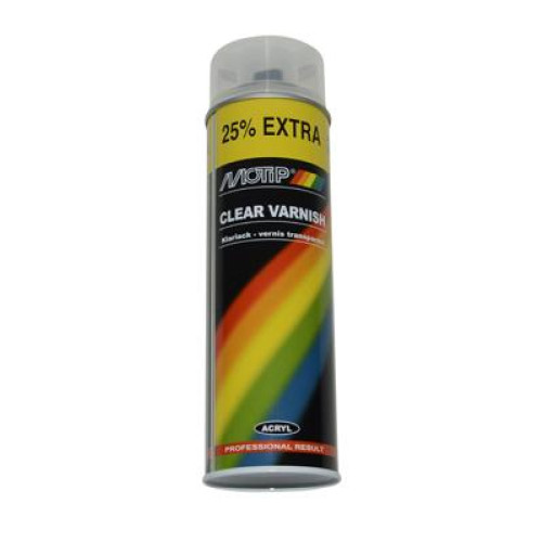 Spray Can Motip Blank lak varnish, matte or glossy