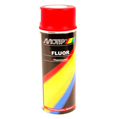 Spray Can Motip different Fluor colors. 